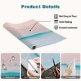 thumbnail image 2 of 100"x144" Wall Mural Peel and Stick Wallpaper Pastel Ocean Waves Sunset Soft Pink Blue Tones Wall Decor Self Adhesive Removable Wall Stickers for Bedroom Living Room, 2 of 7