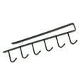 thumbnail image 3 of Storage Rack Hanging Hook Iron Multifunction Kitchen Storage Rack Cupboard Shelf Hanging Hook Wardrobe Organizer Holder White, 3 of 8