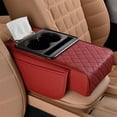 thumbnail image 1 of Integrated Pressurized Multifunctional Car Armrest Heightening Pad, Car Armrest Storage Box with 2 Cup Holders, with Pillow Cushion & Protective Cover, 1 of 8