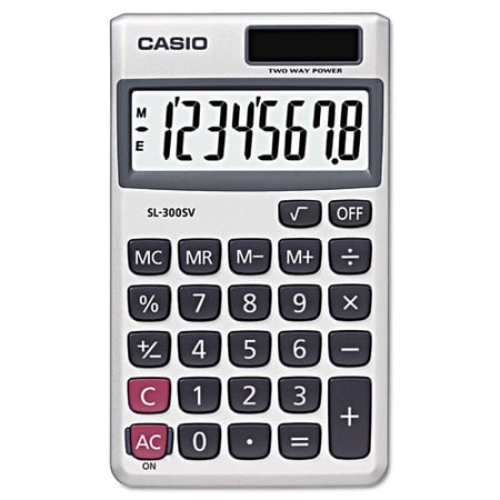 Sl-300sv Handheld Calculator 8-Digit Lcd | Bundle of 10 Each