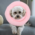 thumbnail image 4 of LOLIPPYY Dog Surgery Collar Soft Pink Cloth Adjustable Waterproof 1Set, 4 of 8