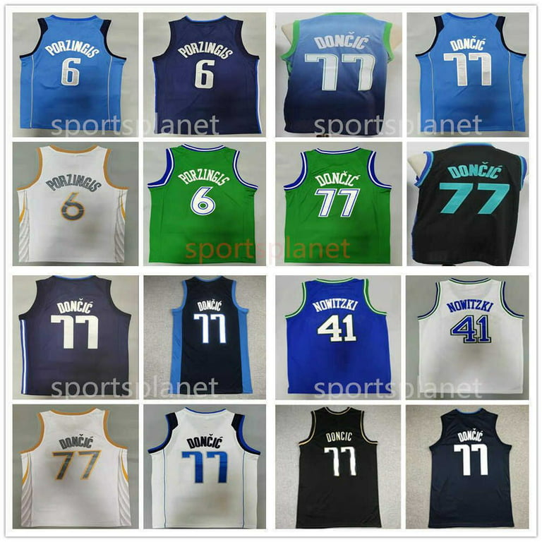 Men's Dallas Mavericks Jersey, Luka Doncic Basketball Uniform #77, City  Edition, Breathable Embroidered Basketball Swingman Jersey