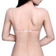 thumbnail image 4 of Tejiojio Clear Transparent Underwire Bra, Detachable Invisible Straps Backless TPU Bra for Sheer Dress Cosplay Party, A/B/C Cup, 4 of 9