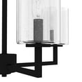 thumbnail image 4 of Hunter - Kerrison 4-light Natural Black Iron, Medium Size Chandelier, Dimmable, Candle Shaped, for Bedrooms, Dining, Living Rooms - 19536, 4 of 7