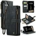 thumbnail image 1 of For Iphone 16 Plus Caseme C30 Card Slots Zipper Wallet Leather Phone, 1 of 7
