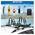 thumbnail image 5 of 2Pairs Universal Kayak Roof Rack, J-Bar Roof Top with Straps, Foam Pad & Buckles, Mount Crossbar on Van Car for , Boat, Kayak, Canoes, Ski Board, 5 of 9