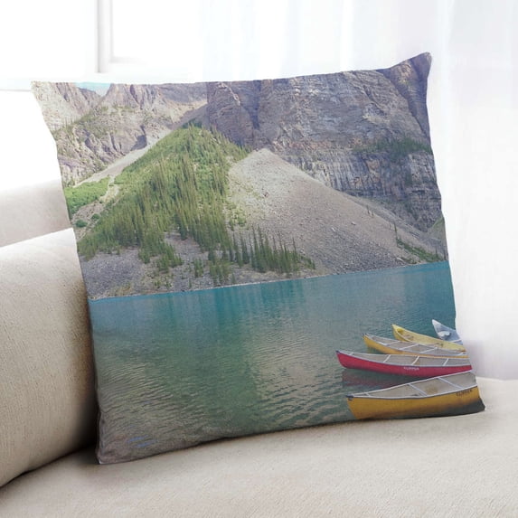 Ahgly Company Sports Canoeing Indoor Throw Pillow, 18 inch by 18 inch