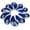 Blue, variant on 10pcs Crystal Pu Leather Golf Iron Head Covers Set Iron Club Headcover