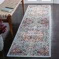 thumbnail image 4 of SAFAVIEH Montage Fisher Medallion Indoor/Outdoor Area Rug, Blue/Multi, 9' x 12', 4 of 5