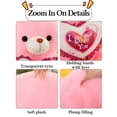 thumbnail image 5 of Fwttom Teddy Bear - Love Plush Bear Doll Stuffed Animal Adorable Valentines Day Birthday Holiday Gifts, 5 of 8