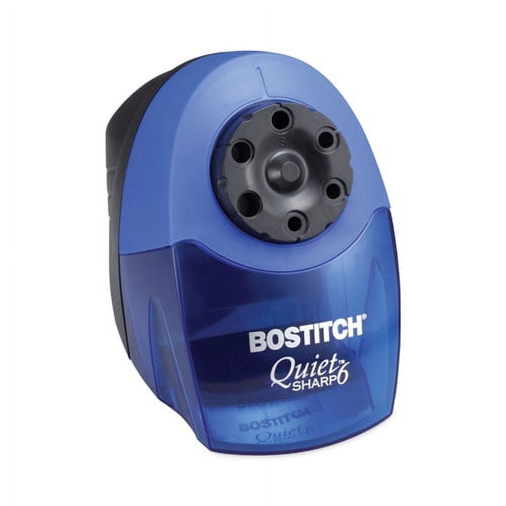 "Quietsharp 6 Classroom Electric Pencil Sharpener, Ac-Powered, 6.13 X 10.69 X 9, Blue | Bundle of 2 Each"