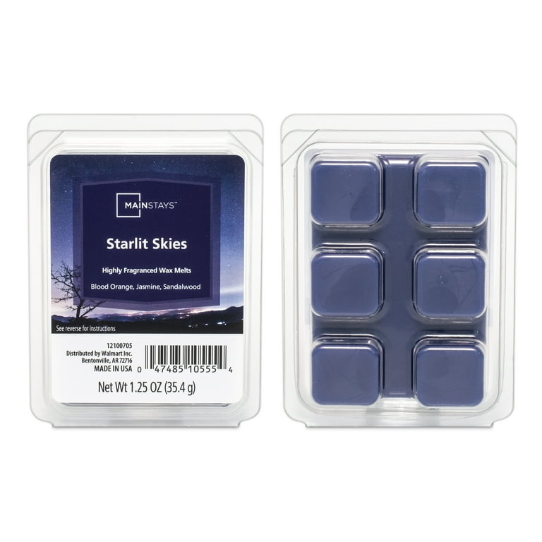 Mainstays Starlit Skies 1.25 oz Wax Melts with Blood Orange