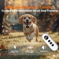 thumbnail image 4 of Ultra-Small Dog Shock Collar, Ultra-Light & Thin Dog Training Collar with 1300ft Remote, Tailored for Small Dogs 5-15lbs & Medium Dogs, 198-Level Precise Control, Waterproof, Rechargeable(Beige), 4 of 9