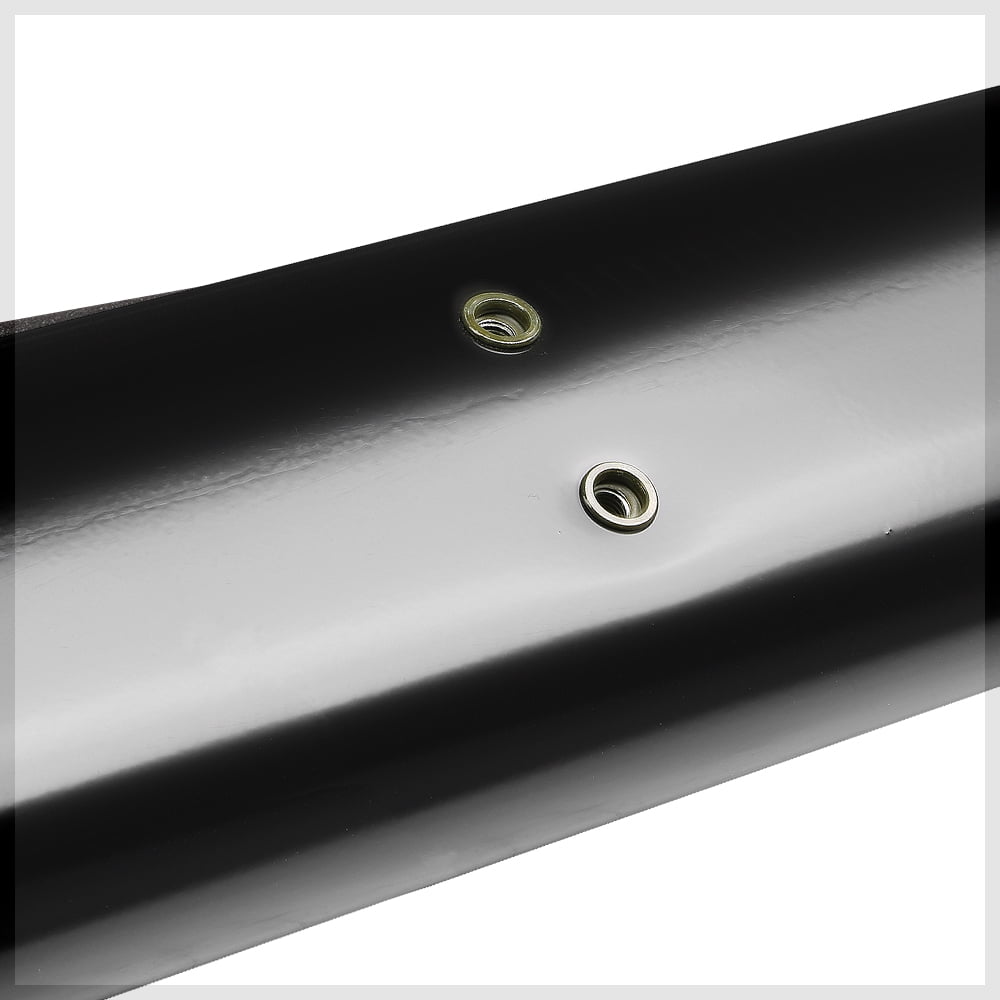 DNA Motoring For 04-08 Ford F150 Super Crew Cab 5" Black Oval Side Step Nerf bar Running Boards