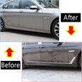 thumbnail image 3 of 1Pair Chrome Stainless Steel Car Side Fender Trim Accessories for- 5 Series F10 520Li 525Li 530 535Li 2011-2017, 3 of 8