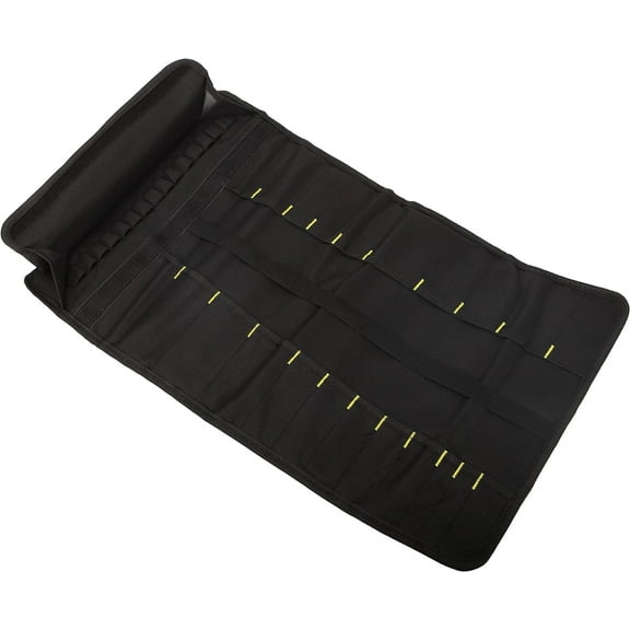 BERTDOMD Tool Roll Organizer Bag with Pockets, Small Tools Pouches for Electricians, Mechanics, Wrenches, Hobbyists, Portable and