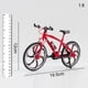 thumbnail image 5 of Bicicletas de dedo juguetes 1/8 escala escritorio artesanía colección estudio decoración aleación Mini modelo de bicicleta de montaña modelo de Metal 2021 Rojo Sunnimix Miniatura de bicicleta fundida a presión, 5 of 8