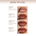 thumbnail image 2 of 3 In 1 Lipstick Set, Matte Liquid Lipstick Lip Liner and Clear Lip Gloss, Long Lasting Velvet Lip Color Makeup Kit for Smooth Full Lip Look, 2 of 6