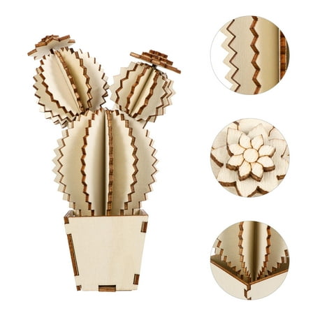 FOMIYES Cactus Shape Elegant Design Tabletop Decoration 1 Set 6.3x2.4in