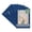 Brooke Blue Suede, variant on Dark Red Suede Picture Frame Mat for 16x23 Frames - Fits 13x20 Photos - 1 Mat