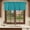 Blue Green, variant on Sage Green Valances for Windows, Decorative Rod Pocket Window Valance Curtains, Farmhouse Sage Green Decor Short Curtain Drapes for Kitchen/Bathroom/Living Room, 2 Panels, 42" W x 18" L