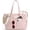 Checkerboard Pink Corduroy, variant on Corduroy Tote Bag for Women, Work Bag, Teacher Bag, Laptop Tote for Office Travel & School