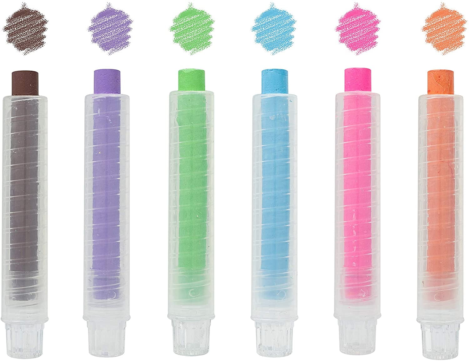 HTCM Dustless Chalkboard Chalk Twistable NonToxic Small Colored Chalk