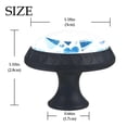 thumbnail image 4 of 4 Pcs Love Hearts Knobs for Kitchen Cabinet Cupboard Dresser Bookcase Drawer Pulls Handles Round Home Decor, 4 of 7