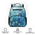 thumbnail image 6 of KUIFORTI Peacock Toddler Backpack for Girls Kids School Bag with Multiple Organizer Pockets Fashion Adjustable Straps for Preschool Kindergarten Back to School Gifts, 6 of 7