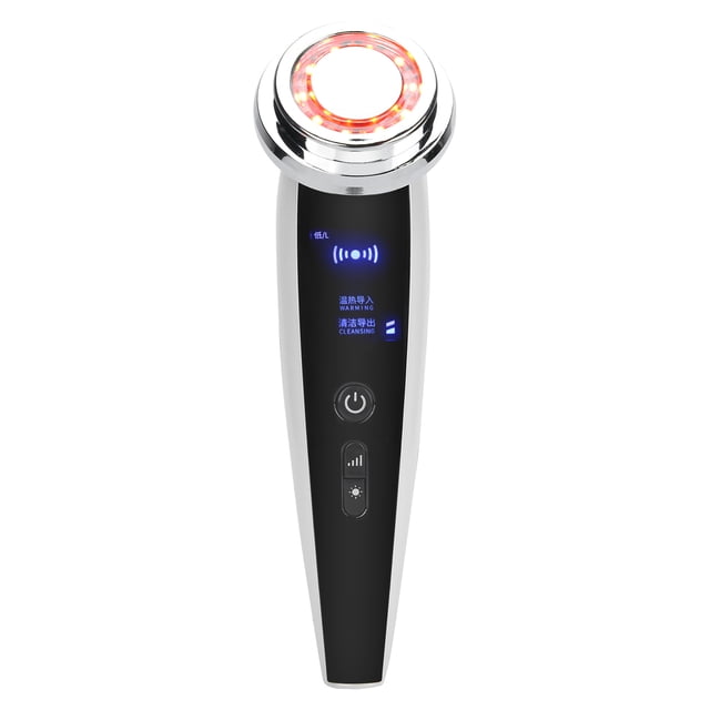 EMS Nettoyant Visage, Lumière Colorée Chaude Machine de Beauté Visage Instrument de Beauté Facial Valeur Exceptionnelle