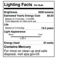 thumbnail image 2 of Westinghouse 700800 54 watt T5 Linear 841 Fluorescent Light Bulb, Cool White - Pack of 6, 2 of 2