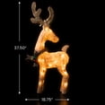 thumbnail image 6 of Northlight Lighted Reindeer Outdoor Christmas Decoration - 37.5" - Clear Lights, 6 of 10
