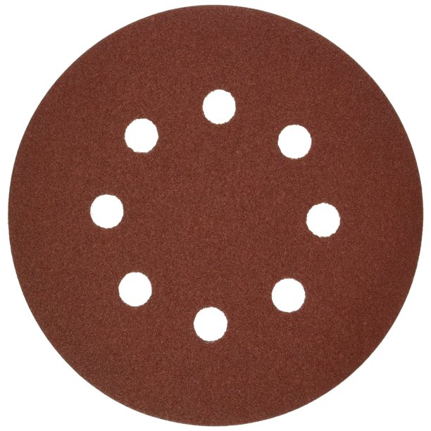 Discos de lijado Bosch SR5R120, grano 120, 12,7 cm, 8 orificios, 5 piezas