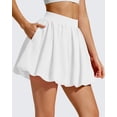 thumbnail image 3 of G4Free Chillwhisp Bubble Tennis Skirts for Women - 14" Mini Athletic Ruffled Hem Casual Skorts Inner Shorts with 4 Pockets, 3 of 7