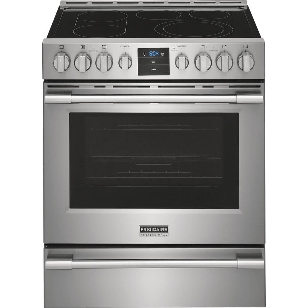electric range front controls