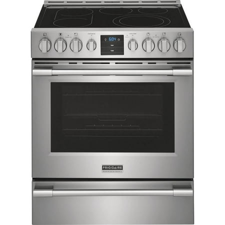 Frigidaire Professional PCFE3078AF 5.4 Cu. Ft. Stainless Front Control Electric Range with Air Fry