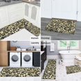 thumbnail image 5 of Zebra and Leopard Print Pattern Kitchen Rugs Sets Of 2,Anti Fatigue Kitchen Mat Rugs Non Slip Washable,Decorative Kitchen Floor Mats for Kitchen,Sink,Laundry,17"x30"+17"x47", 5 of 7