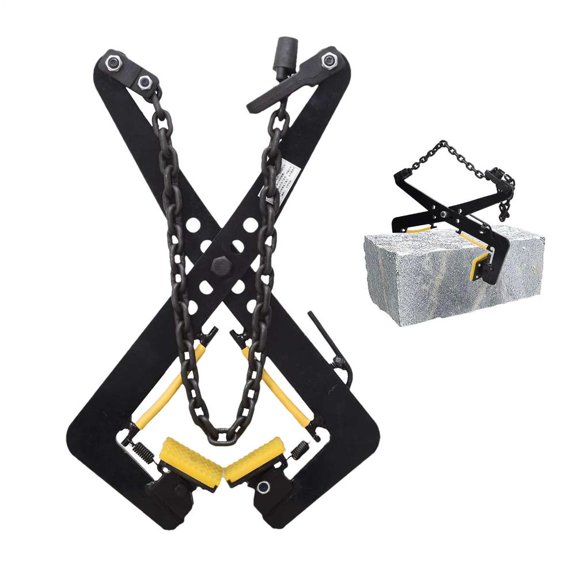 Goxfaca Slab Lifter Adjustable Lifting Clamps Heavy Duty Granite Panel Lifter Tools Rubber-lined for Transporting Marble Slabs Plywood candid
