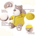 thumbnail image 2 of Shininglove Hansbear 13.8in Dressed Teddy Bear, Cute Stuffed Animal with Removable Zip-up Jacket for Boys Girls, Plush Toy for Birthday Christmas, 2 of 6