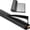 Black, variant on Smlper 78.7 x 11.8 in 5 Layers HVAC Line Insulation Wrap Cover, Outside Universal AC Covers, Copper Pipe Set, Waterproof with 600D Oxford Reflective Foil, Prevents Freezing & Condensation, Black
