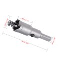 thumbnail image 2 of 21mm Carburo Agujero Cortador, TCT Agujero Sierras para 0,5mm-3mm Inoxidable Acero 5mm Metal Lámina, 2 of 4