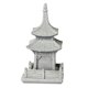 thumbnail image 2 of Statue Landscape Decor for Garden with Sandstone Pavilion DIY Bonsai, 2 of 4