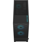 Fractal Design Pop Air RGB Clear Tempered Glass ATX Mid-Tower Computer Case, Cyan Core