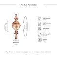 thumbnail image 3 of WIFKLSIIPG LVPAI Fashion Trend Diamond Hexagonal Alloy Ladies Bracelet Watch Set, 3 of 3