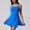 Blue, variant on TMOYZQ Tennis Dress for Women Workout Golf Dress Built-in with Shorts Sleeveless Athletic Dresses with Pocket