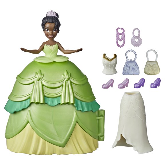 Disney Princess Secret Styles Fashion Surprise Tiana, Doll Playset, Accessories