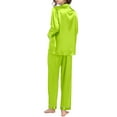 thumbnail image 4 of Pajamas for Women Set 2 Piece Button Down Long Sleeve Pajama with Pants Loungewear for Women Womens Pjs, 4 of 7