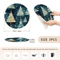 thumbnail image 2 of Christmas Trees and Stars Trivet Mats Woven Pot Holders 3Pcs Non-Slip Heat Resistant for Hot Pots Pans Pats, 2 of 6
