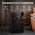 thumbnail image 2 of NEEDONE 48L 300 Counts Electric Cigar Humidor ,Cooling and Heating Temperature Control ,With Spanish Cedar Wood Shelves & Hygrometer,New Year,Christmas Gifts,Father's Day Gift, 2 of 12