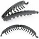 thumbnail image 3 of Androxeda 2 Pieces Hair Tweezers for Women Large Plastic Hair Clip Ponytail Hair Clip Banana Clip Ladies Most Sturdy for Volume (Black and Brown) -, 3 of 5